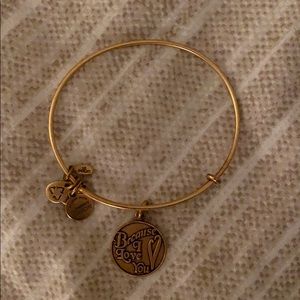 Alex and Ani “Because I Love You” Bangle - Gold